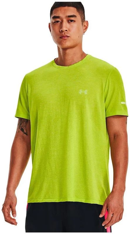 Under Armour - Seamless Stride - T-shirt - Groen - Korte Mouwen