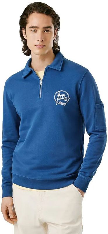 Pepe Jeans - PM5800041 - Sweatshirt - Blauw - Casual - 100% Duurzaam Katoen