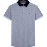 Hackett London - HM563121 - Poloshirt - Grijs - Katoen - Korte Mouwen