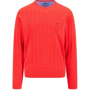 Fynch-Hatton - Ref.1412 224 - Gebreide Trui - Groen - 100% Katoen