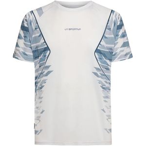 La Sportiva - Pacer - Hardloopshirt - Grijs/Wit - 100% Polyester