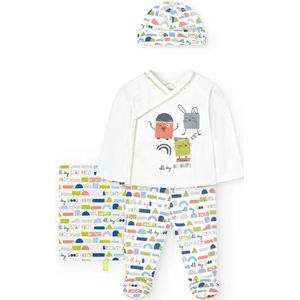 Boboli - Knit Set - Chemisch Wit - Unisex Baby - Lange Mouwen