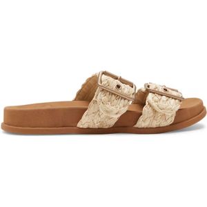 Roxy - Into Summer - Instappers - Beige - Synthetisch Raffia