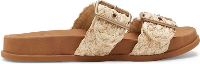 Roxy - Into Summer - Instappers - Beige - Synthetisch Raffia