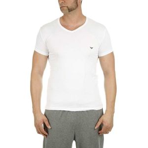 Emporio Armani 111512 Cc717 Short Sleeve V Neck T-shirt Wit M Man