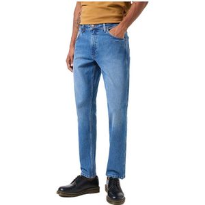 Wrangler 112350836 Greensboro Regular Fit Jeans Blauw 46 / 34 Man