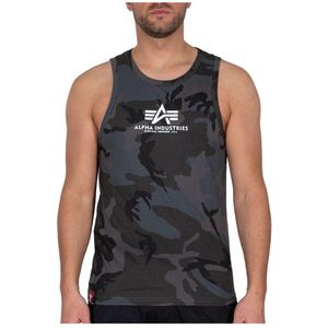 Alpha Industries Basic Camo Sleeveless T-shirt Zwart S Man
