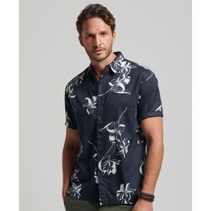 Superdry Vintage Hawaiian Short Sleeve Shirt Blauw XL Man
