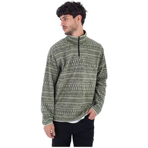 Hurley Mesa Windchill Sweatshirt Met Halve Rits Groen Man