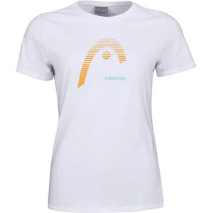 Lara - T-Shirt - Rood - Polyester/Katoen - Ronde Hals