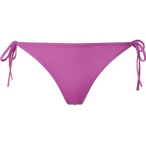 Calvin Klein Underwear String Tie Side Bikini Bottom Paars L Vrouw