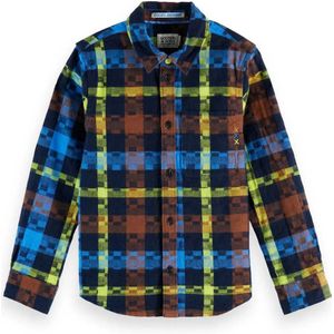 Scotch & Soda Flannel Checked Overhemd Met Lange Mouwen