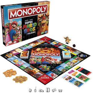 Hasbro Monopoly The Super Mario Bros Movie Board Game Goud