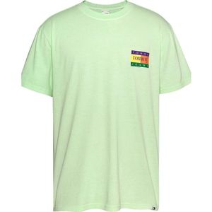 Tommy Jeans Reg Summer Flag Ext T-shirt Met Korte Mouwen