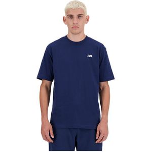 New Balance Small Logo Short Sleeve T-shirt Blauw L Man