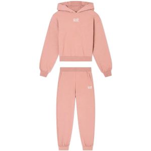 EA7 - 7G000128_AF16219 - Trainingspak - Beige - Casual - Katoen - Lange Mouwen