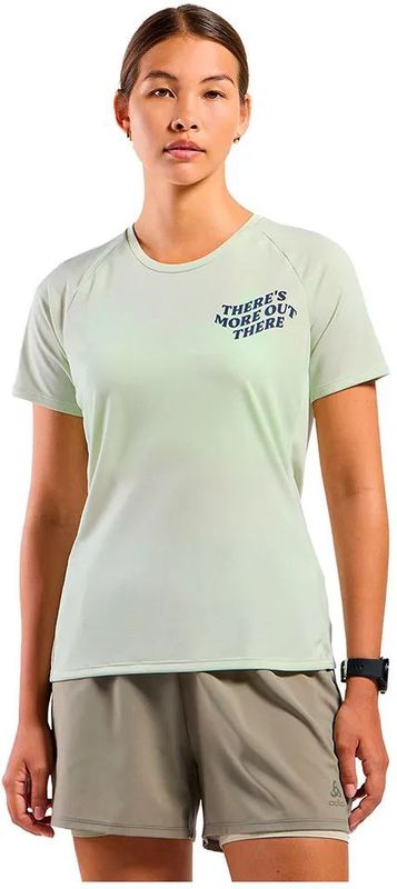 Odlo Essential Imprime T-shirt Met Korte Mouwen