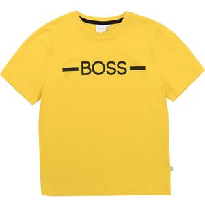Boss T-shirt Short Sleeve T-shirt Geel 16 Years Jongen