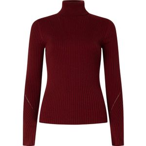 Pepe Jeans Dalia Rolled Collar High Neck Sweater Rood XS Vrouw
