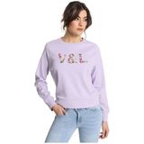 Victorio & Lucchino - 360008040 - Sweater - Lila - Katoen - Lange Mouwen