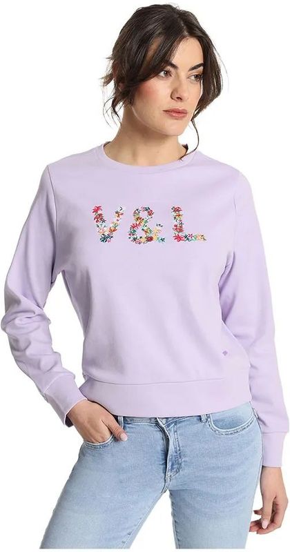 Victorio & Lucchino - 360008040 - Sweater - Lila - Katoen - Lange Mouwen