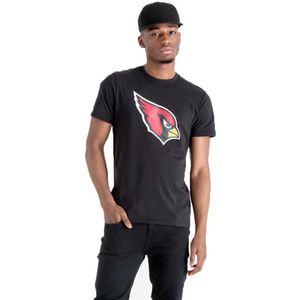 New Era Arizona Cardinals Team Logo Short Sleeve T-shirt Zwart 2XL Man