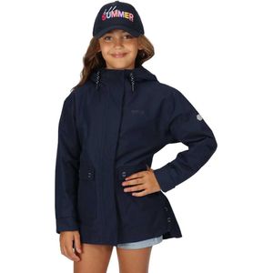 Regatta Baybella Hoodie Rain Jacket Blauw 7-8 Years