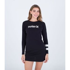 Hurley Oceancare O&o Long Sleeve Short Dress Zwart S Vrouw
