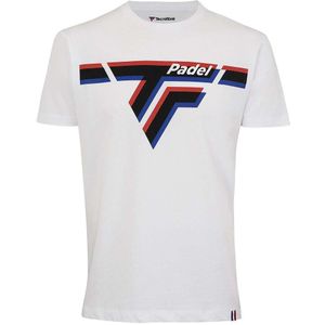 Tecnifibre Padel Short Sleeve T-shirt Wit 2XL Man
