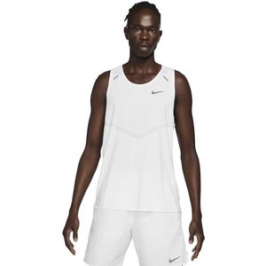 Nike Dri Fit Rise 365 Sleeveless T-shirt Wit 4XL / Regular Man
