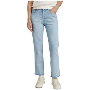 G-star Strace Cropped Straight Fit Jeans Blauw 28 / 32 Vrouw
