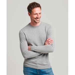 Superdry Vintage Emb Cotton/cash Sweater Grijs 2XL Man