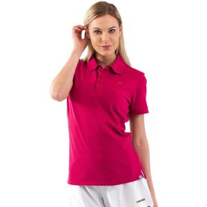 Head Racket Short Sleeve Polo Roze XS Vrouw