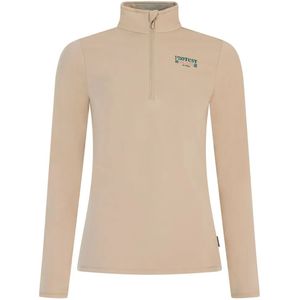 Protest - Prtgentle 1/4 Zip Active Top - Beige - Dames