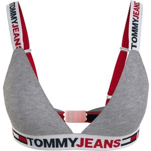 Tommy Jeans Unlined Triangle Bra Grijs L Vrouw