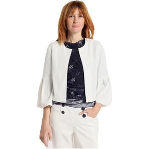 Victorio & Lucchino - 370028028 - Open Jasje - Wit - Lange Mouwen - Casual