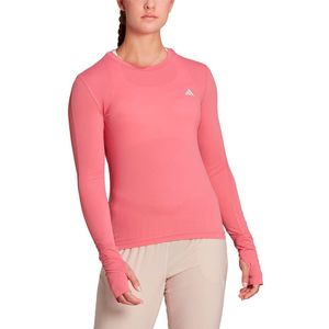 Adidas Fast Long Sleeve T-shirt Roze M Vrouw
