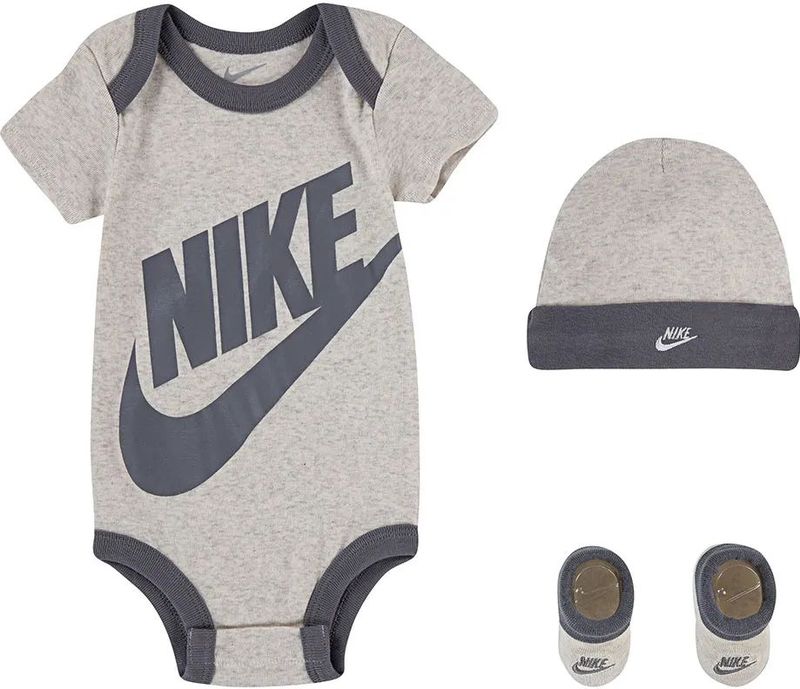 Nike - Futura - Set met Body + Sokken + Muts - Blauw - Katoen