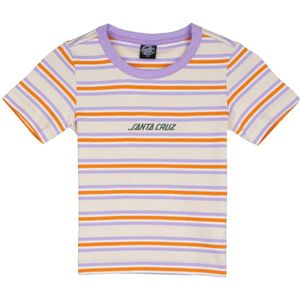 Santa Cruz Custom Top Strip Logo Emb T-shirt Met Korte Mouwen
