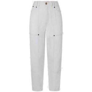 Pepe Jeans Willow Work Jeans Wit 27 / 28 Vrouw