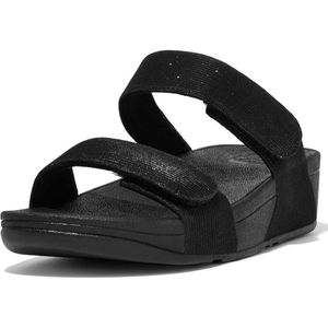 Fitflop Lulu Adjustable Shimmerlux Sandals Zwart EU 37 Vrouw