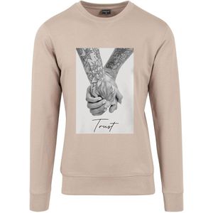 Mister Tee Trust 2.0 Sweatshirt Beige L Man