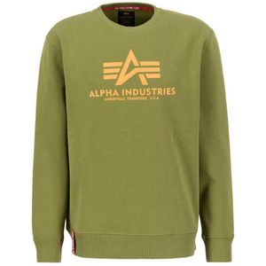 Alpha Industries Basic Sweatshirt Groen L Man