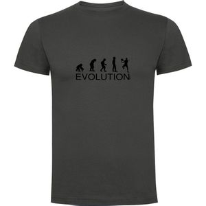 Kruskis Evolution Padel Short Sleeve T-shirt Grijs XL Man