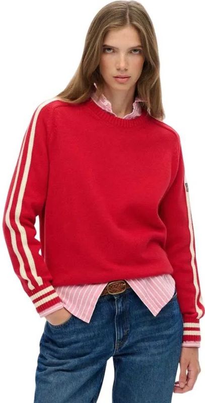 Superdry - Gestreepte Damestrui - Relaxte Pasvorm