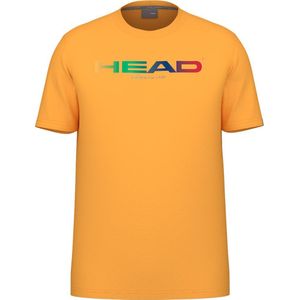 Head Racket Rainbow Short Sleeve T-shirt Oranje 2XL Man