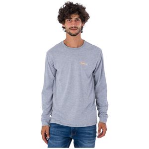 Hurley Evd One&solid Slashed Long Sleeve T-shirt Grijs XL Man