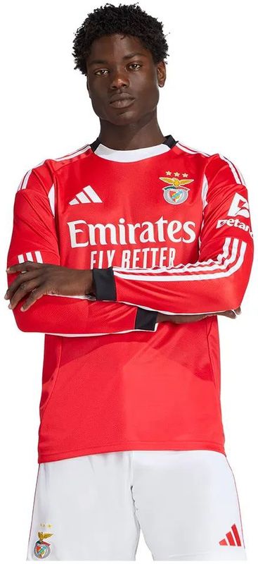 Adidas - Benfica 25/26 - Thuis T-shirt - Met Lange Mouwen