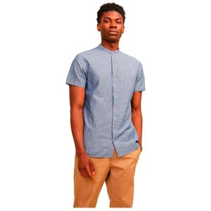 Jack & Jones Summer Band Linen Overhemd Met Korte Mouwen