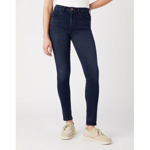 Wrangler High Skinny Fit Jeans Blauw 26 / 30 Vrouw